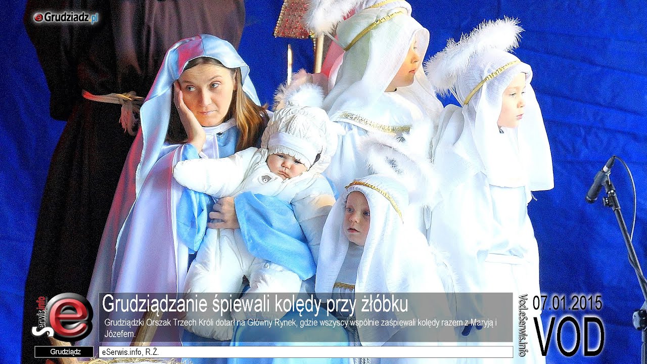 Grudziądzanie śpiewali kolędy przy żłóbku