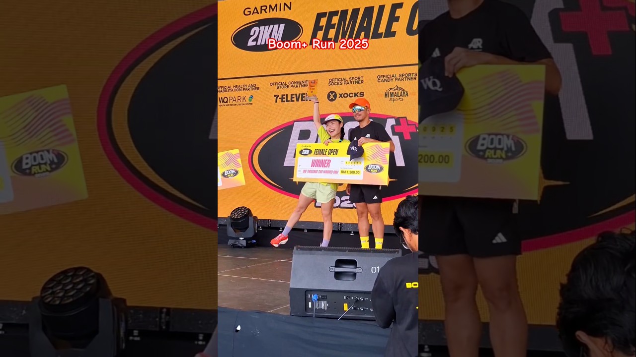 Boom Beverage Run 2025 Prize Giving Ceremony 🏆 #boomrun2025 #minimarathon #10kmrun