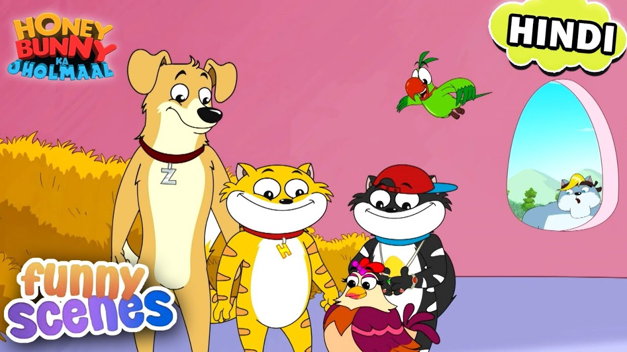 Honey Bunny Funny Scenes | Cartoon For Kids | Compilation - 05 | Animated Stories | YO Kids Masti