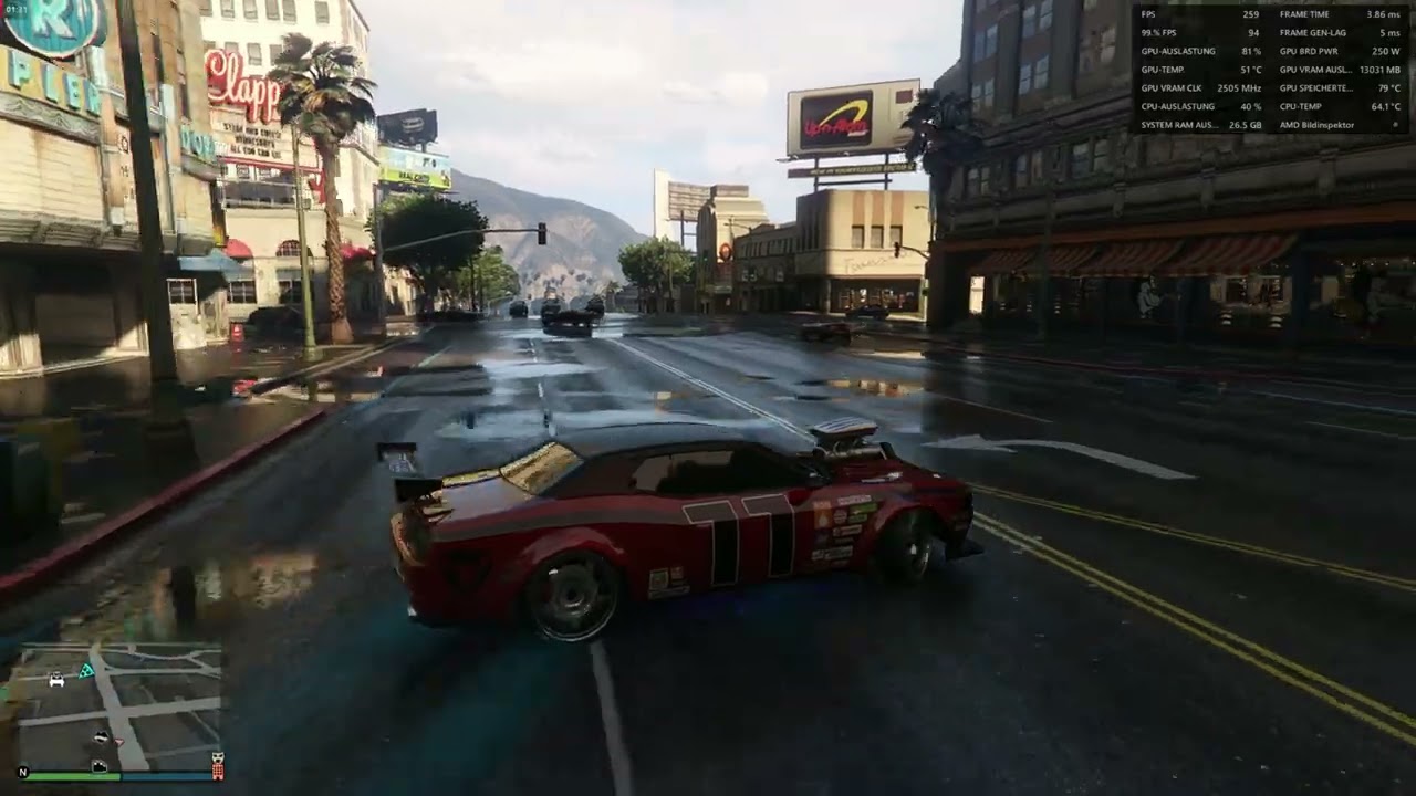 Dodge V8 Drift Beast in GTA 5 Online 4K Ultra | Muscle Drift Insanity 💨Grand Theft Auto V Enhanced