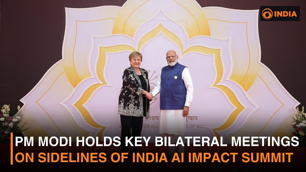 PM Modi Holds Key Bilateral Meetings on Sidelines of India AI Impact Summit 2026 | DD India