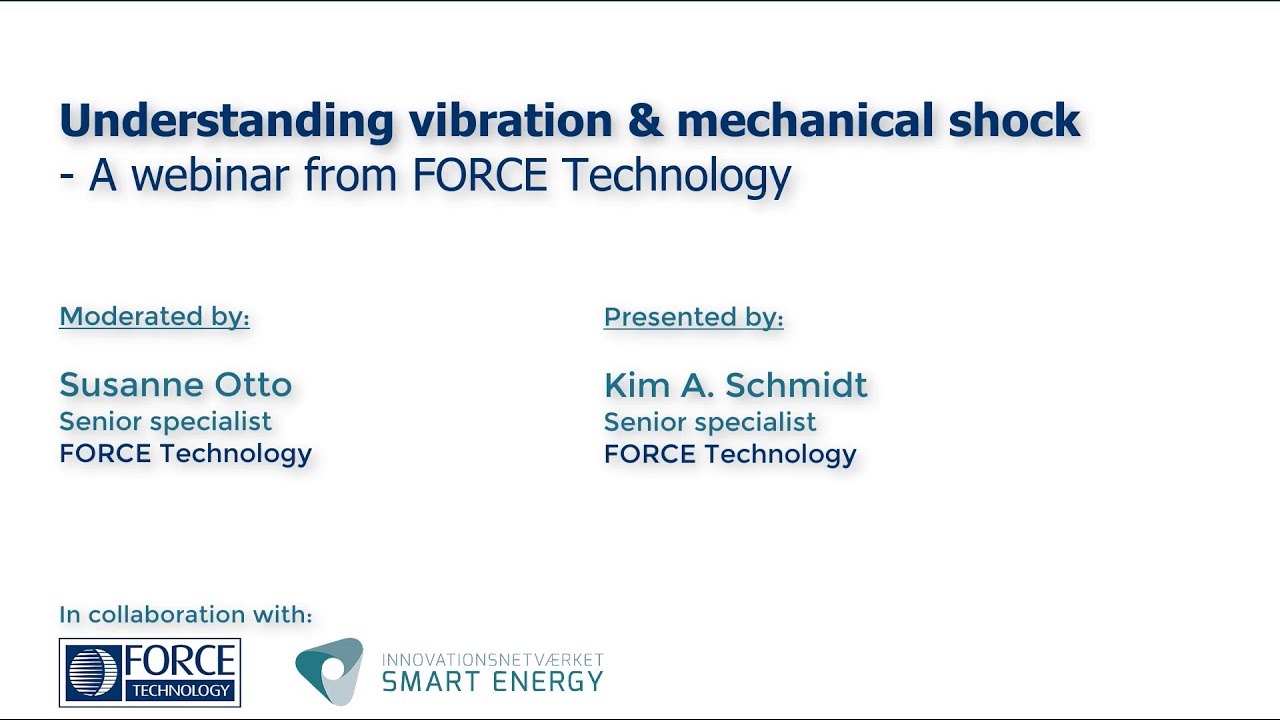 Webinar - Understanding vibration and mechanical shock