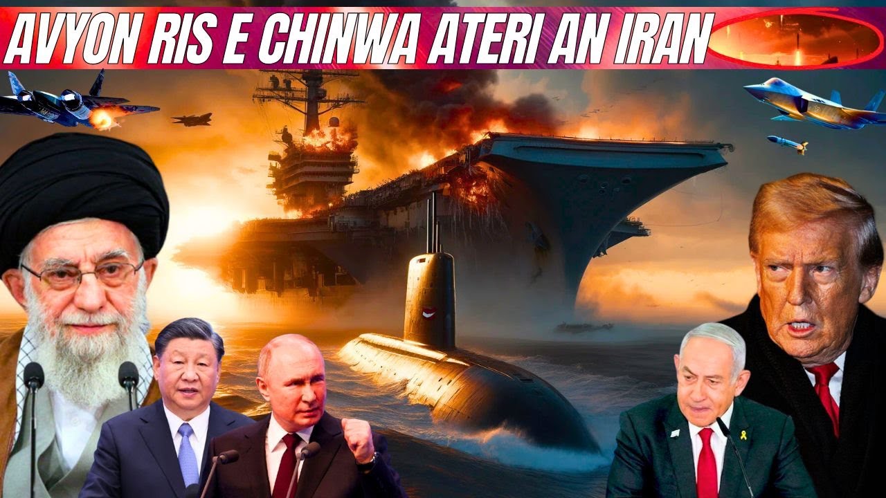 Avyon militè ris e chinwa ateri nan Iran😱Tansyon nan lamè a, risk eskalad mondyal🔥Trump an difikilte