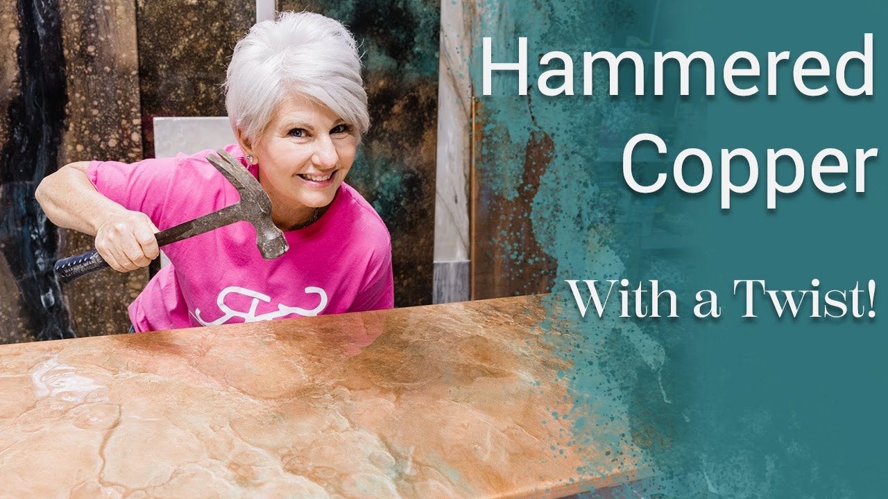 Hammered Copper with a Twist