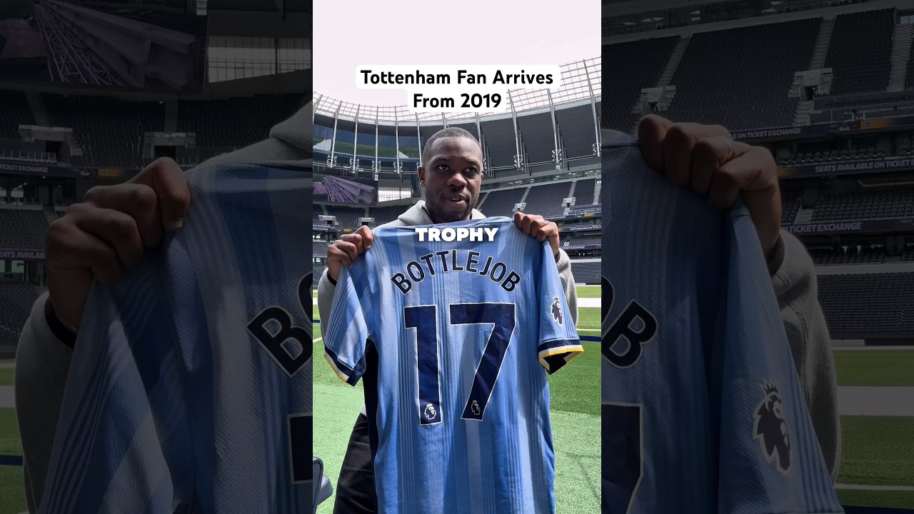Tottenham Fan Arrives From 2019