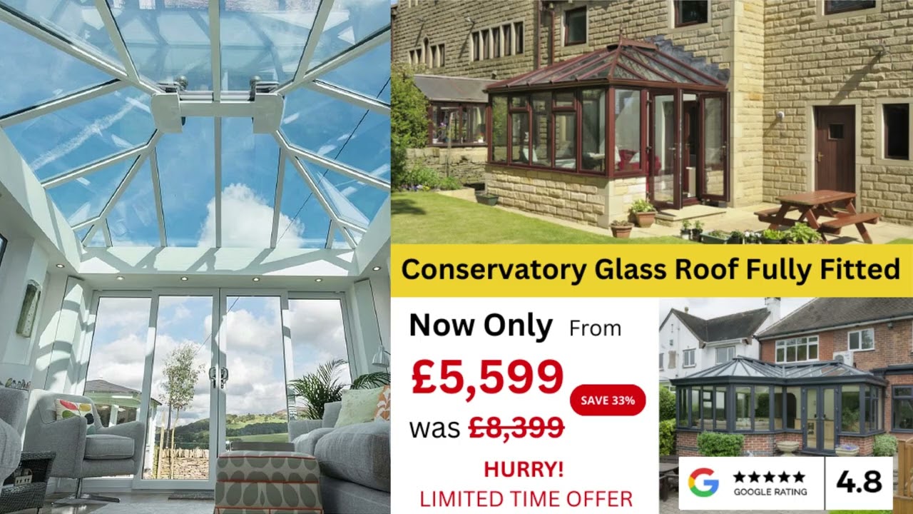 CONSERVATORY ROOFS — FULLY FITTED 🏠✨