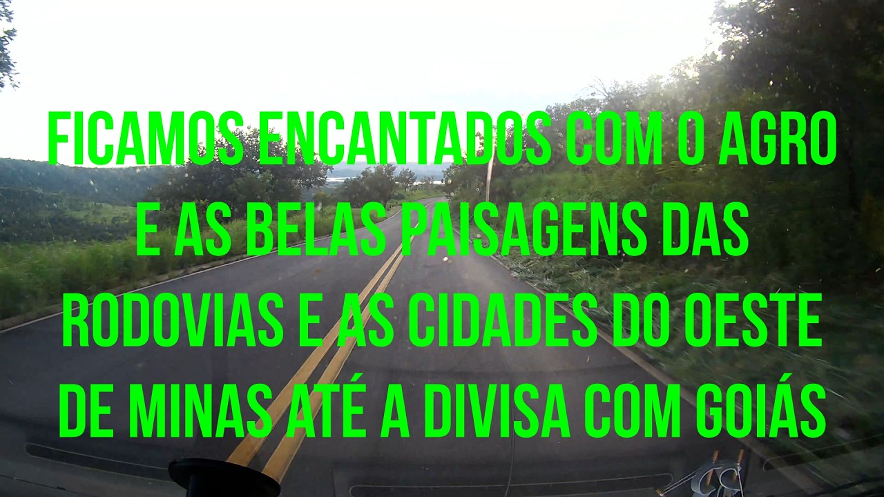 De Uberaba e Uberlândia no Triângulo Mineiro até a divisa com Goiás belas cidades e paisagens