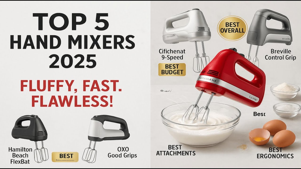 🥧Top Best Hand Mixers of 2025!