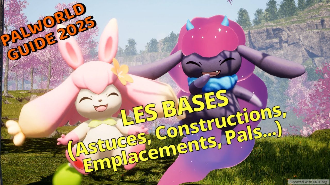 PALWORLD GUIDE 2025 : LES BASES (Astuces, Constructions, Emplacements, Pals...)