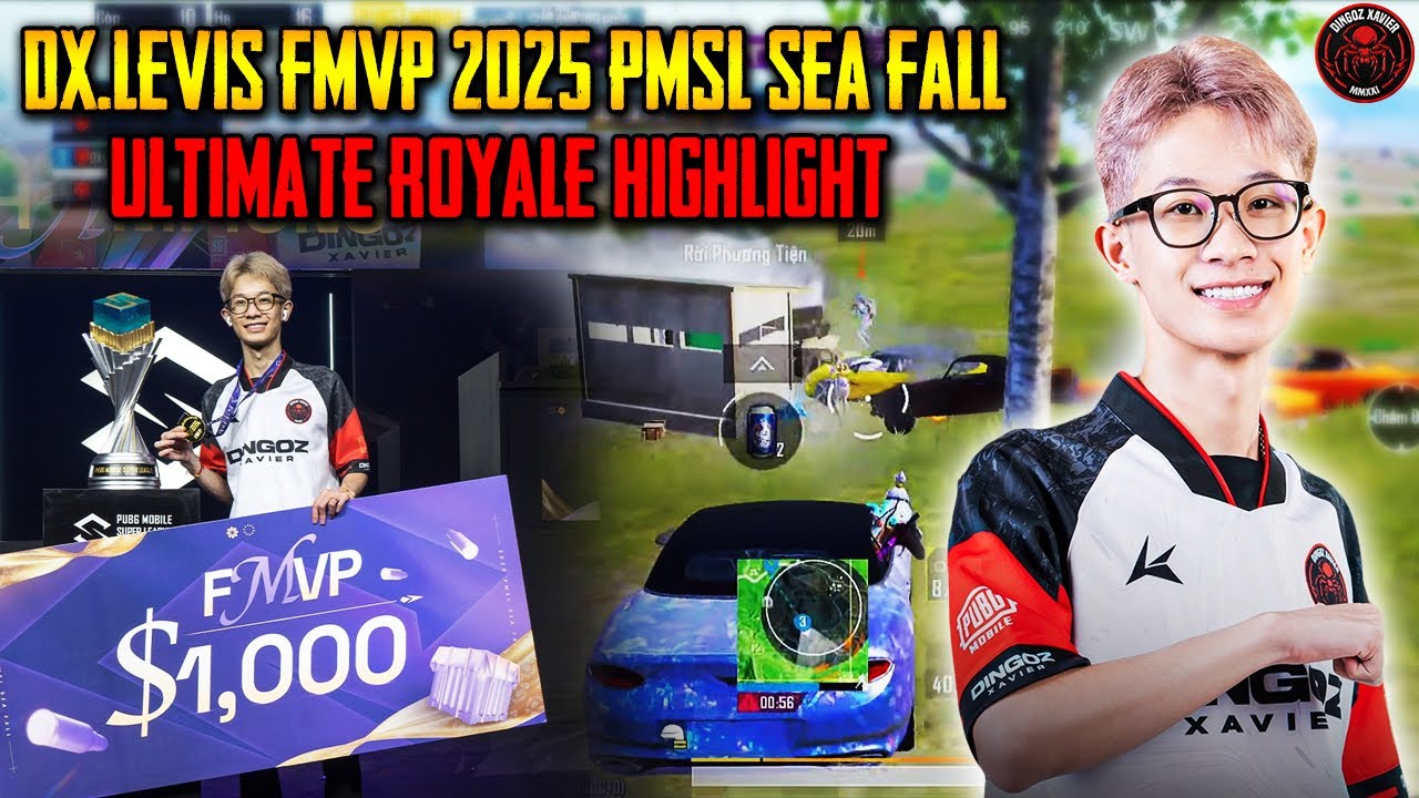 PUBG Mobile Vietnam : DX.LeVis (FMVP 2025 PMSL SEA FALL) Ultimate Royale Highlight Ep.416