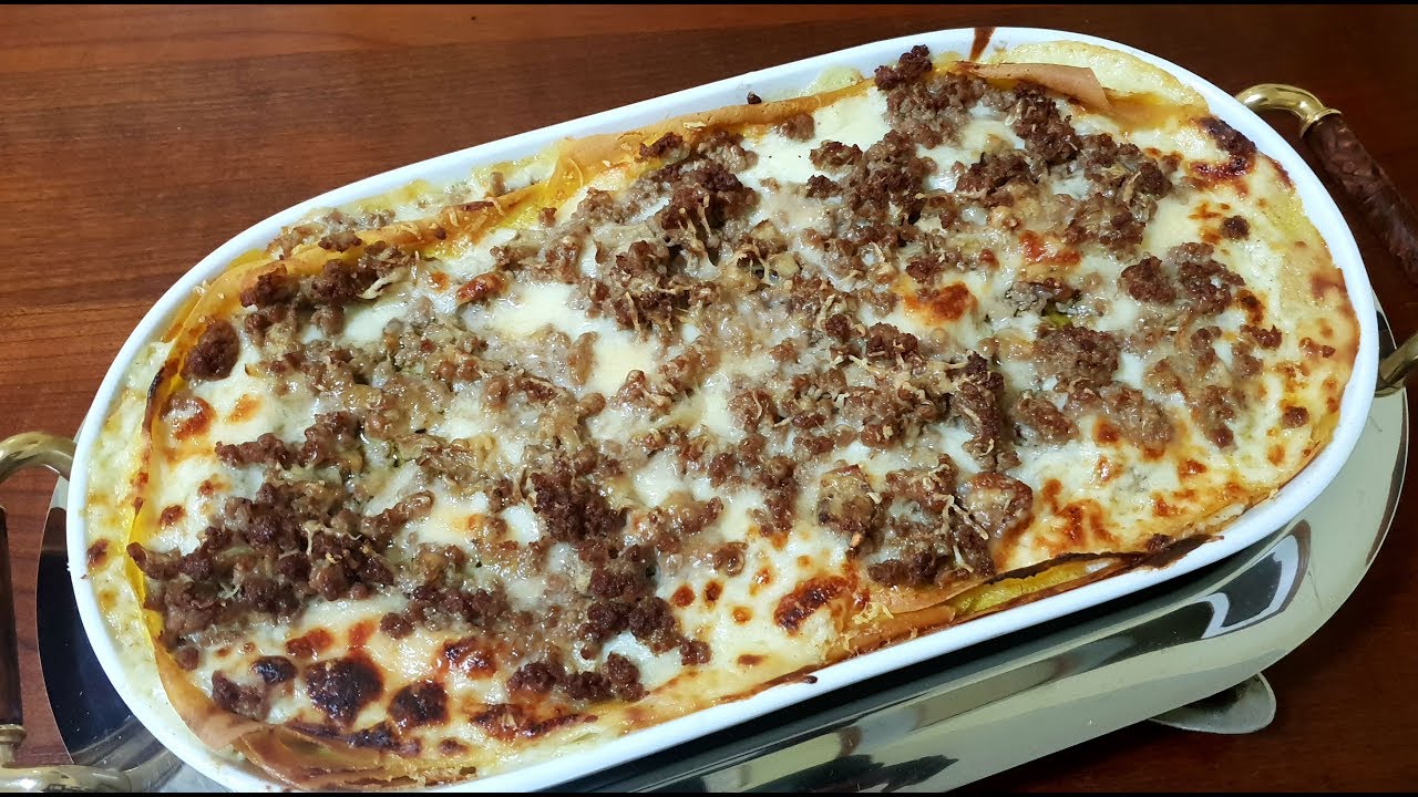 LASAGNE DI CREPES CON MACINATO E CHAMPIGNON⭐RITA CHEF | Un piatto ricco, succulento e gustoso.