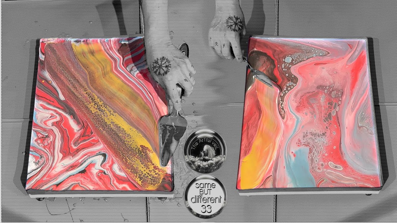 Double Trouble - Same Paint Two Styles - Abstract Fluid Art - Episode 33