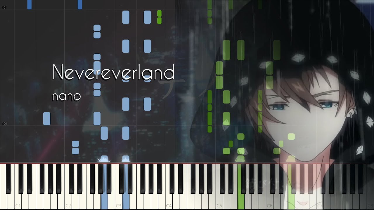 Nevereverland / nano - Piano Arrangement [Synthesia]