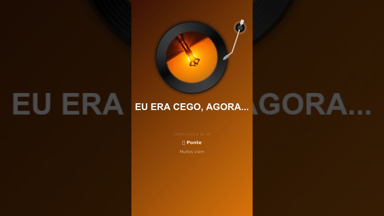 EU ERA CEGO, AGORA VEJO 1 Domingo 15 #deustemumapalavrapravoce #worshipmusic #louvores