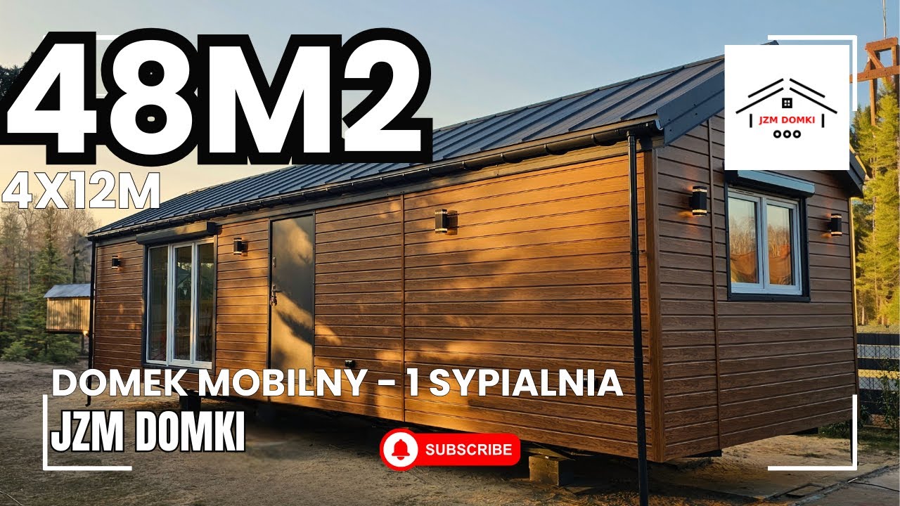 Nr 24 Domek Mobilny Family 48m2  &ndash; Całoroczny Domek Mobilny z Jedną Sypialnią i Pełnym Wyposażeniem