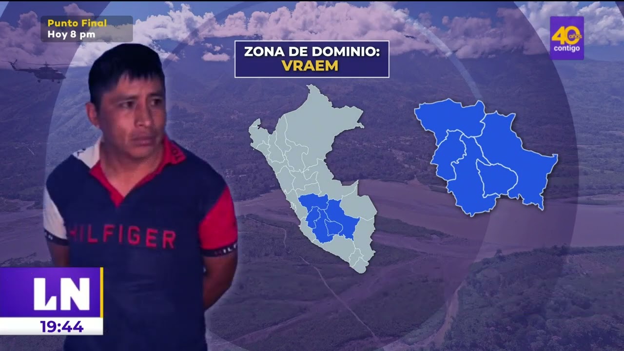 IMÁGENES EXCLUSIVAS: la captura del capo del Vraem, Yover Auccatoma Leche
