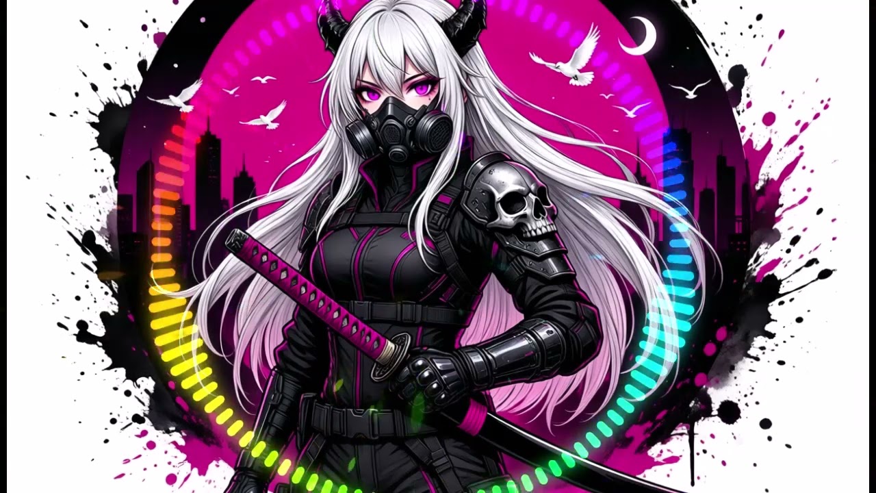 EDM Breakbeat Bass 🌙 Samurai Anime Circle Spectrum