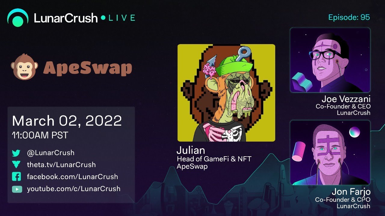 LunarCrush Live with ApeSwap