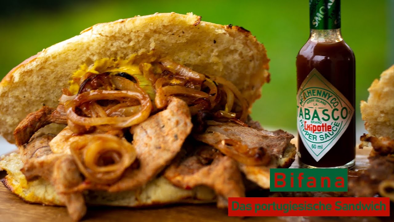 Bifana das Mega leckere portugiesisches Sandwich - Rezept by Daughter & Dad's Sizzlezone - Zunda