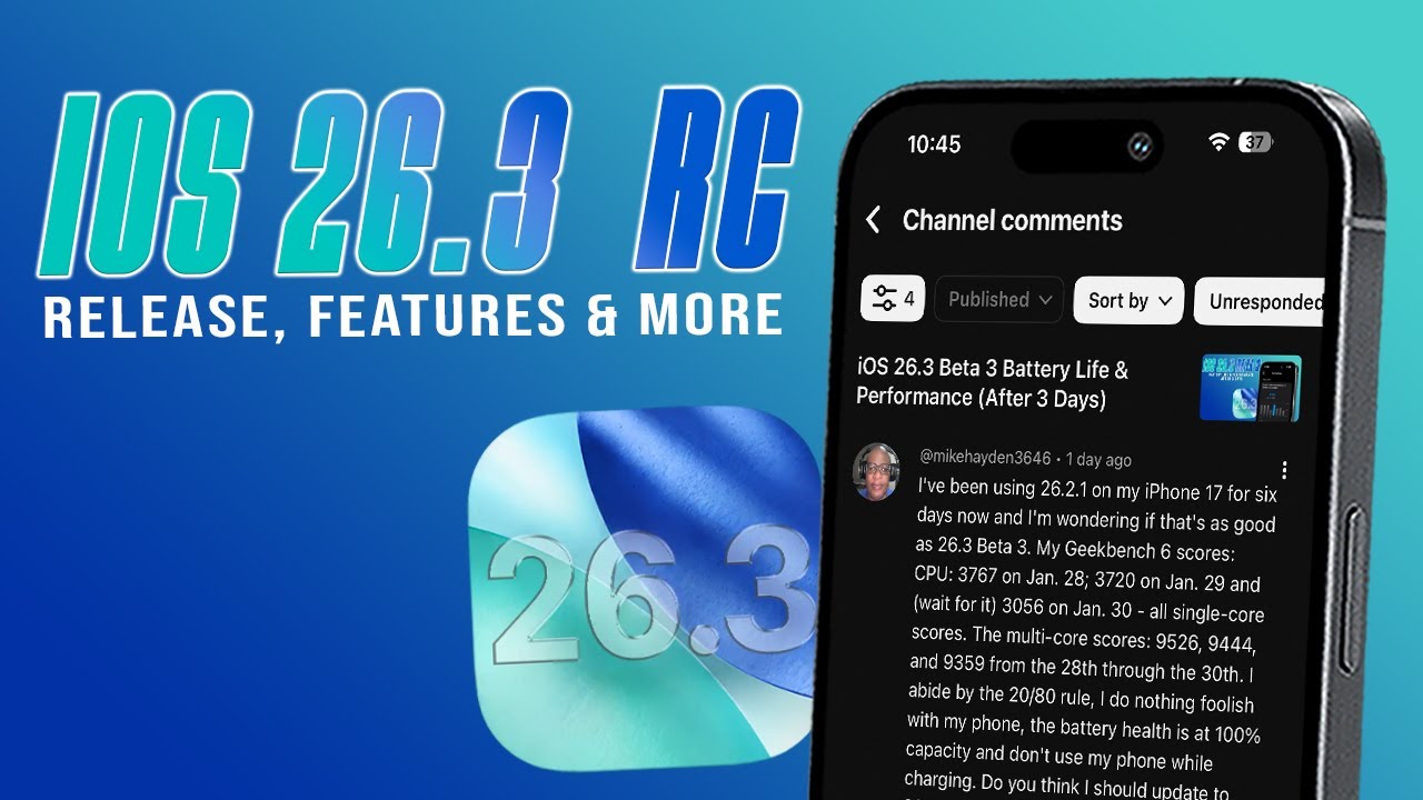 iOS 26.3 RC Release, Features & More