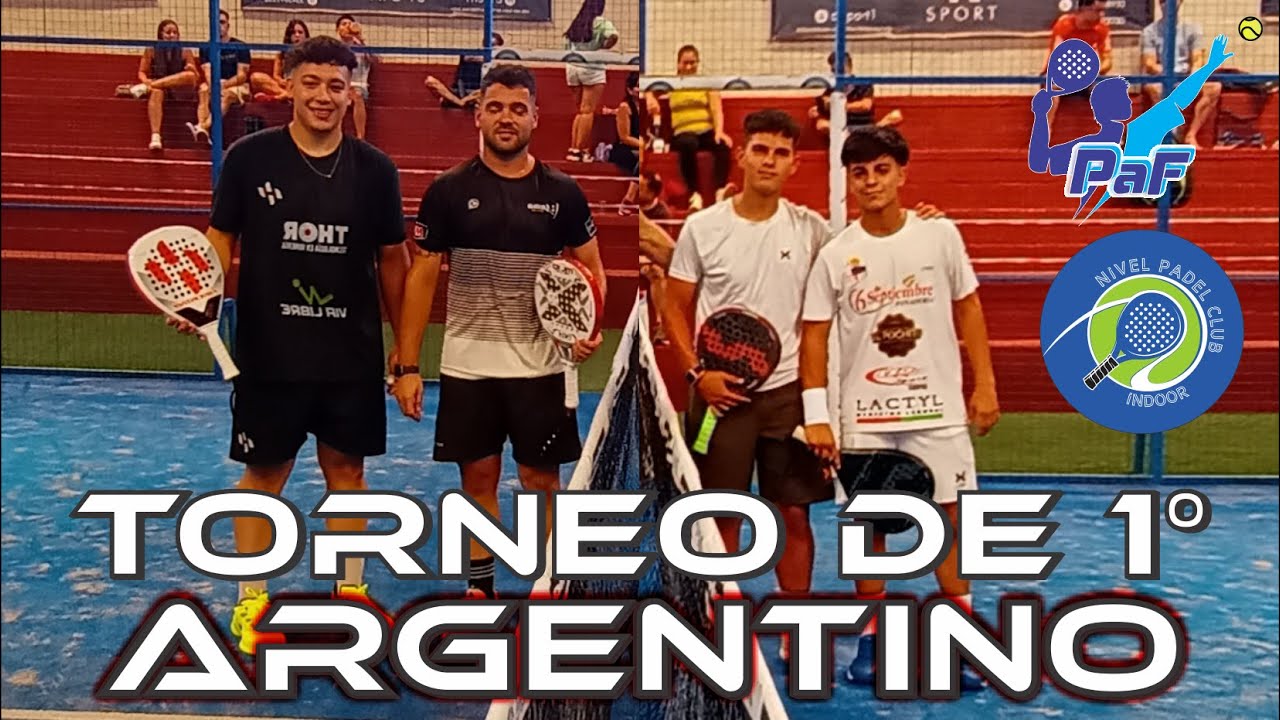 Torneo de 1° Joaquin Paez y Daniel Ojeda VS Chipaca Córdoba y Licha Gutierrez jugadores AJPP