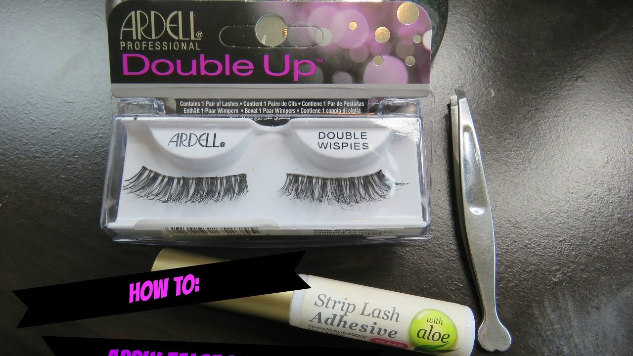 HOW TO: APPLY FALSE LASHES