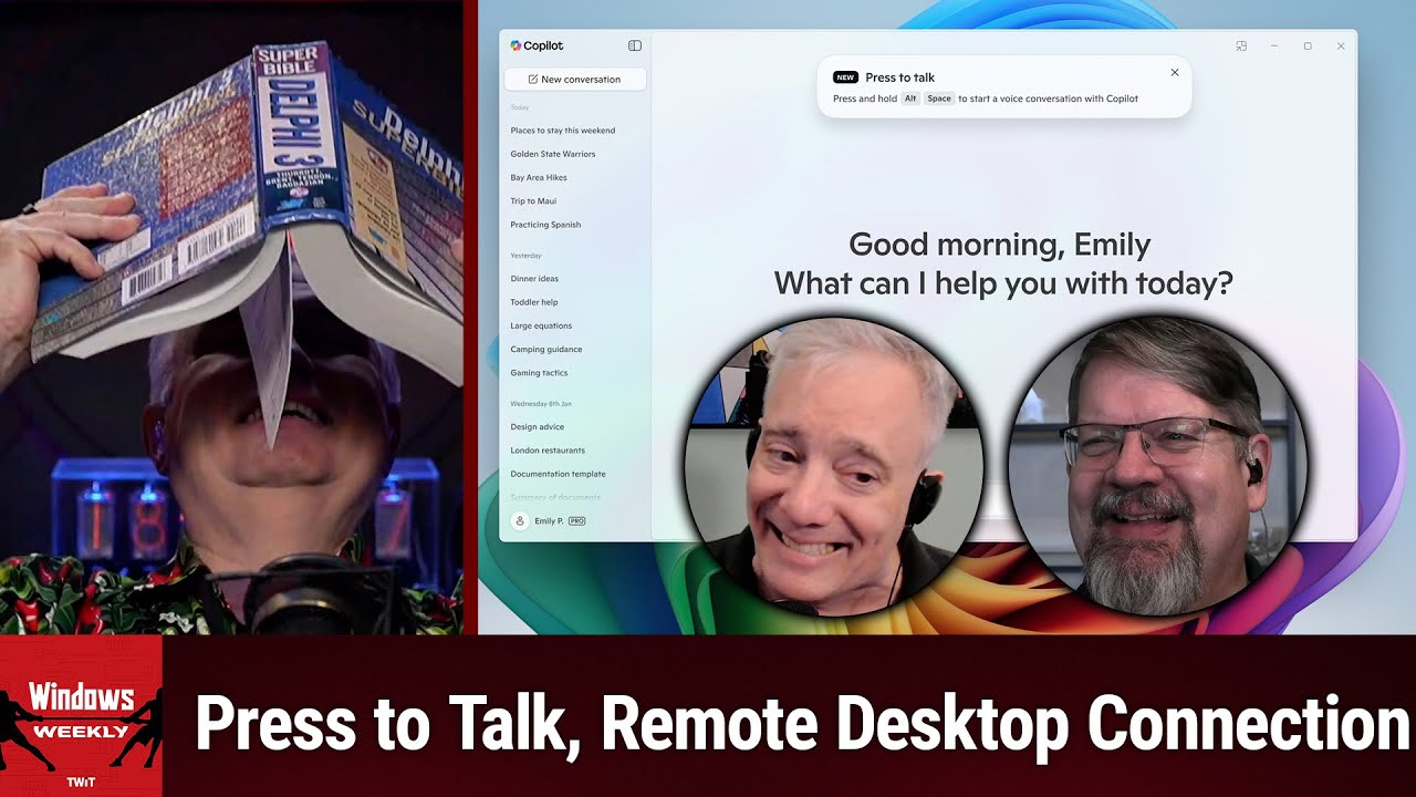 The Bouche is Amused - Remote Desktop outrage, GroupMe, RIP Woody