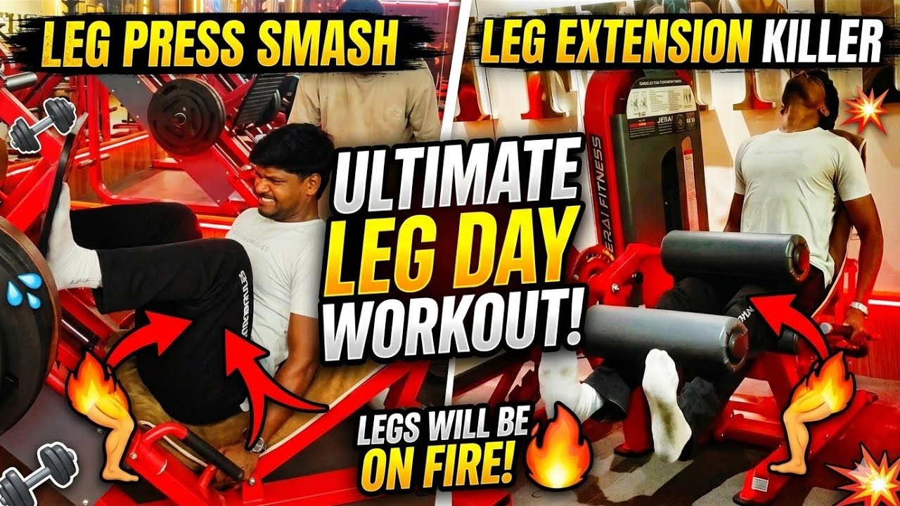 Itna heavy weight kya utha payenge 😱Leg Day exercise 🦵😱 Daily vlogs uploaded 🙏😀👆