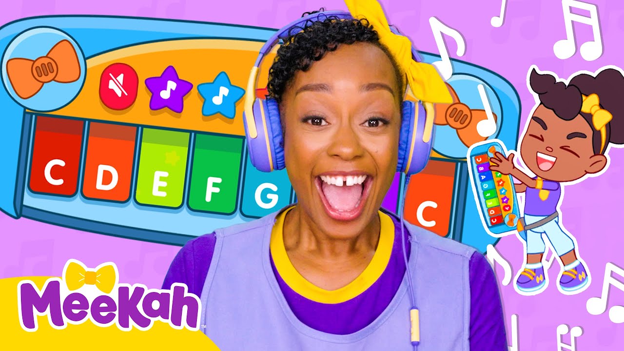 Gamer Meekah Plays Blippi's Curiosity Club App 🎮🎶💜