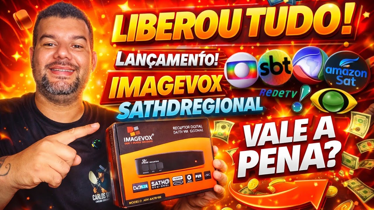 NOVO RECEPTOR IMAGEMVOX 🛰️ Review Completo - Vale a Pena ?