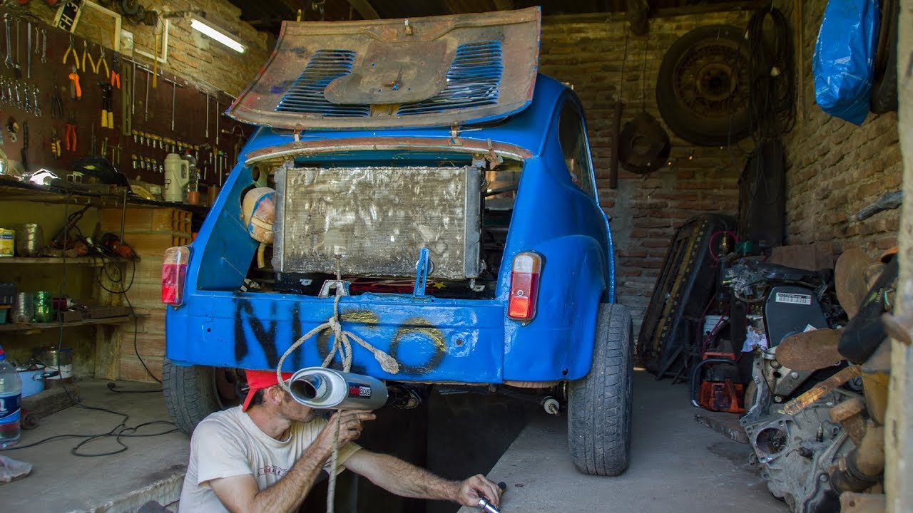 TERMINANDO EL FIAT 600 + INSTALACIÓN DE ESCAPE - RADIADOR - DIRECCIÓN - Radialero Team