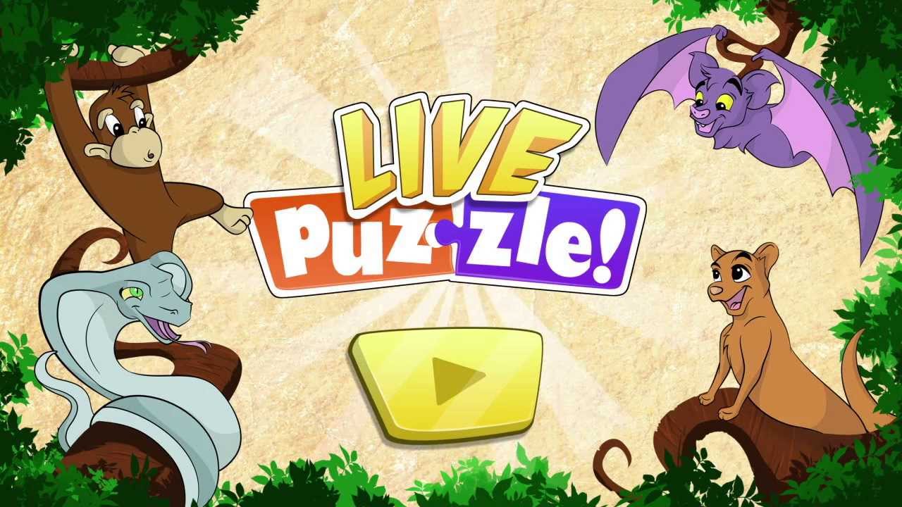 Live Puzzle! Forest Animals - App for kids