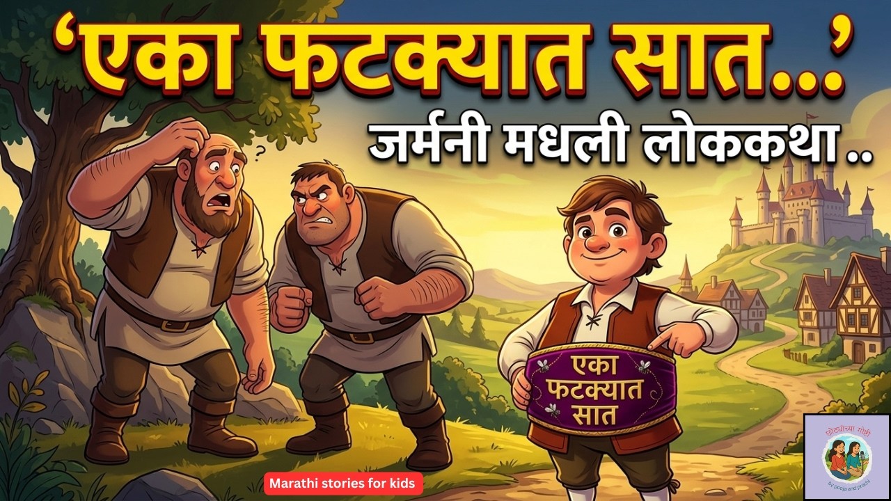 एका फटक्यात सात | Eka Fatkyat Saat | Marathi Stories | Marathi Goshti | Kids Marathi Stories |