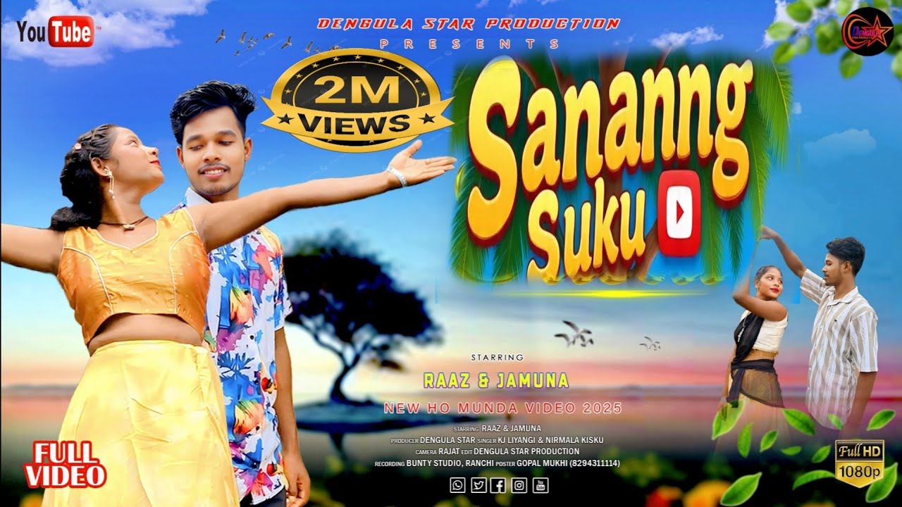 SANANG SUKU ||  NEW HO SONG VIDEO 2025 || RAZZ AND JAMUNA || KJ LEYANGI AND NIRMALA KISKU || 