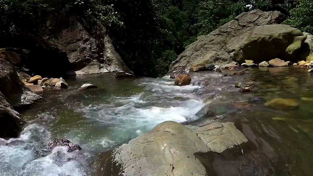 Real River sound and relaxing piano music, for meditation, sleeping and working. ASMR