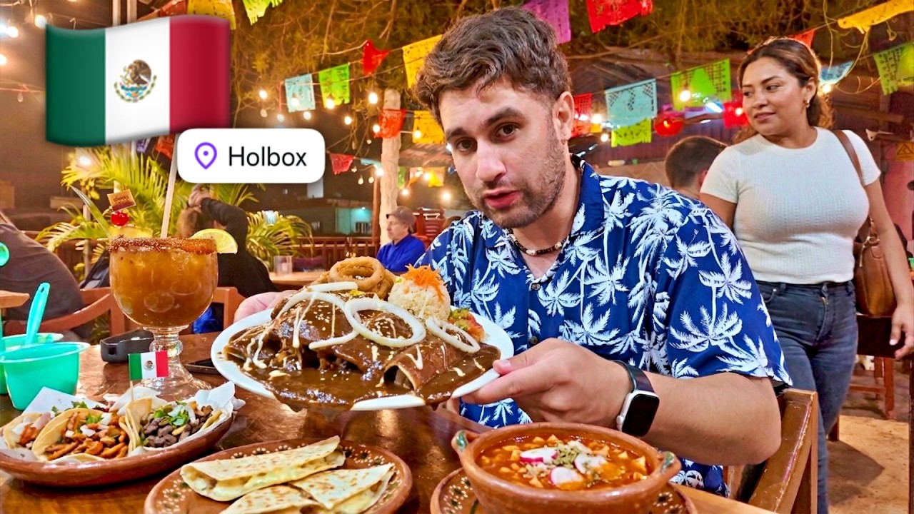 Argentino Prueba Comida Mexicana que JAM&Aacute;S Prob&oacute; 🇲🇽 Pozole, Mole & M&aacute;s.