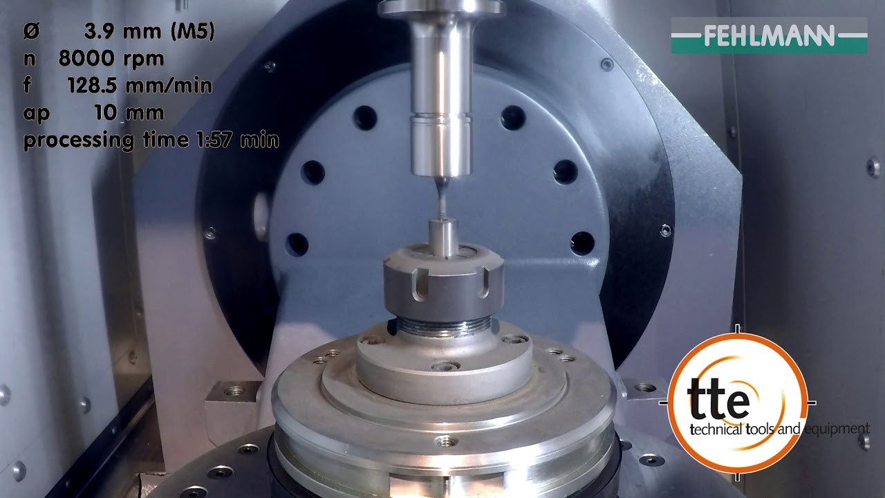 TTE SRL n&deg; 54 &ndash; UDCT UDCMX. Foratura e filettatura metallo duro su Fehlmann.