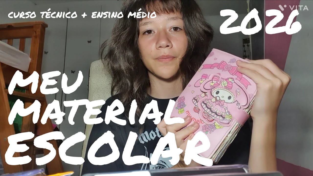 Meu material escolar 2026 - curso técnico + 2° ensino médio 
