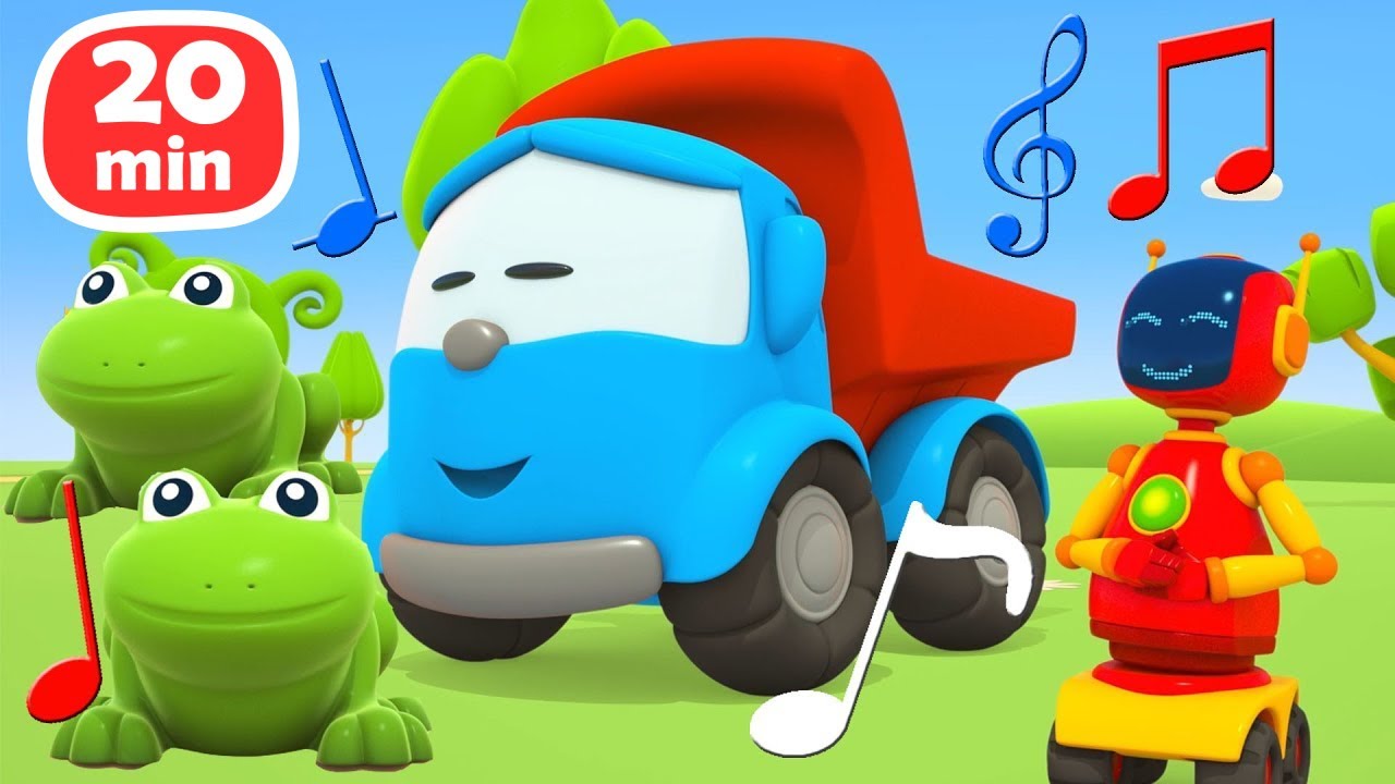 Léo le camion et ses grenouilles 🐸 | Comptines pour bébé | @ChanteavecLeoetsesamis