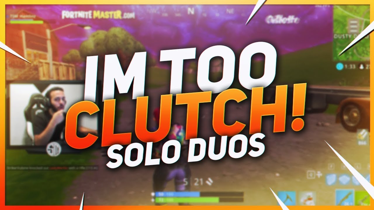 TSM Hamlinz - I'M TOO CLUTCH! SOLO DUO WIN (Fortnite BR Full Game)
