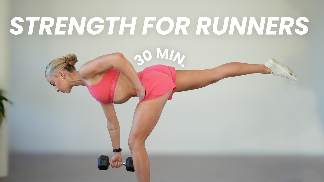 35-Minute Strength Workout for Runners with HIIT Finisher | Build Power, Speed & Endurance