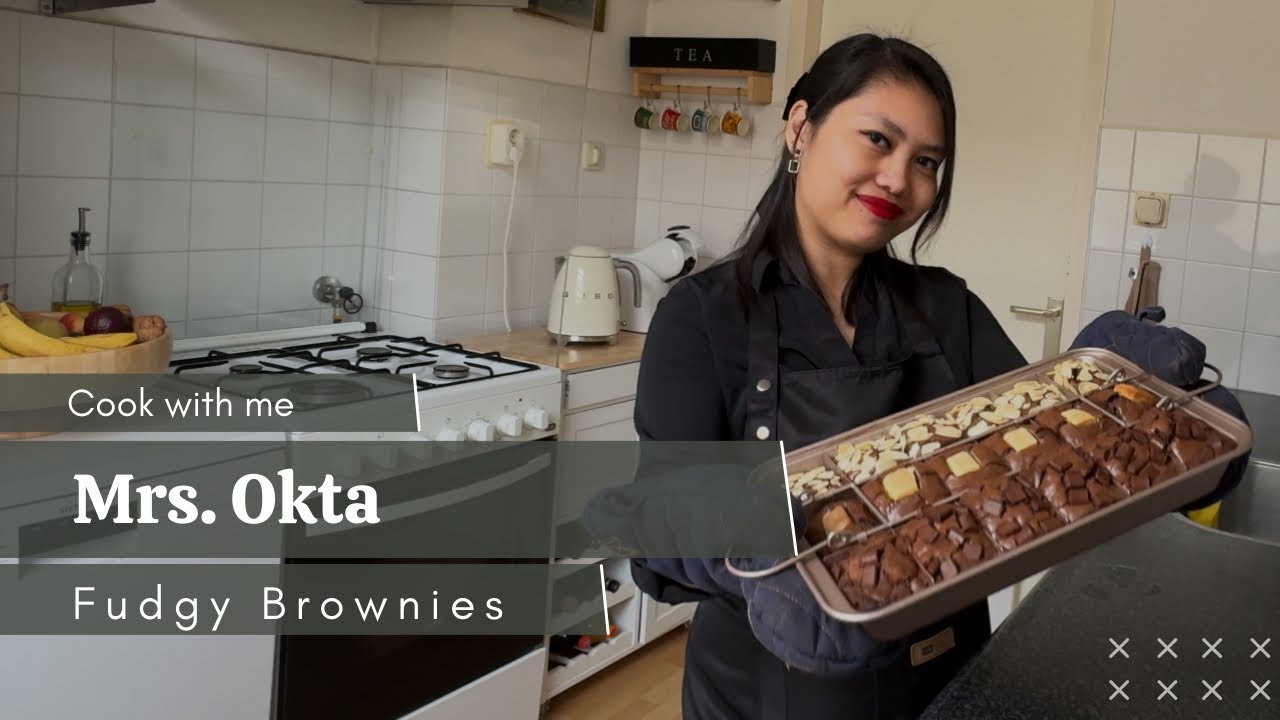 Making Fudgy Brownies with me