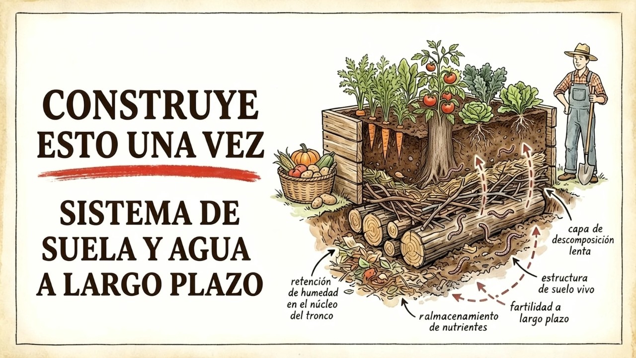 ESTE antiguo bancal de jardín alemán alimenta tu suelo durante 20 años — sin voltear ni esperar