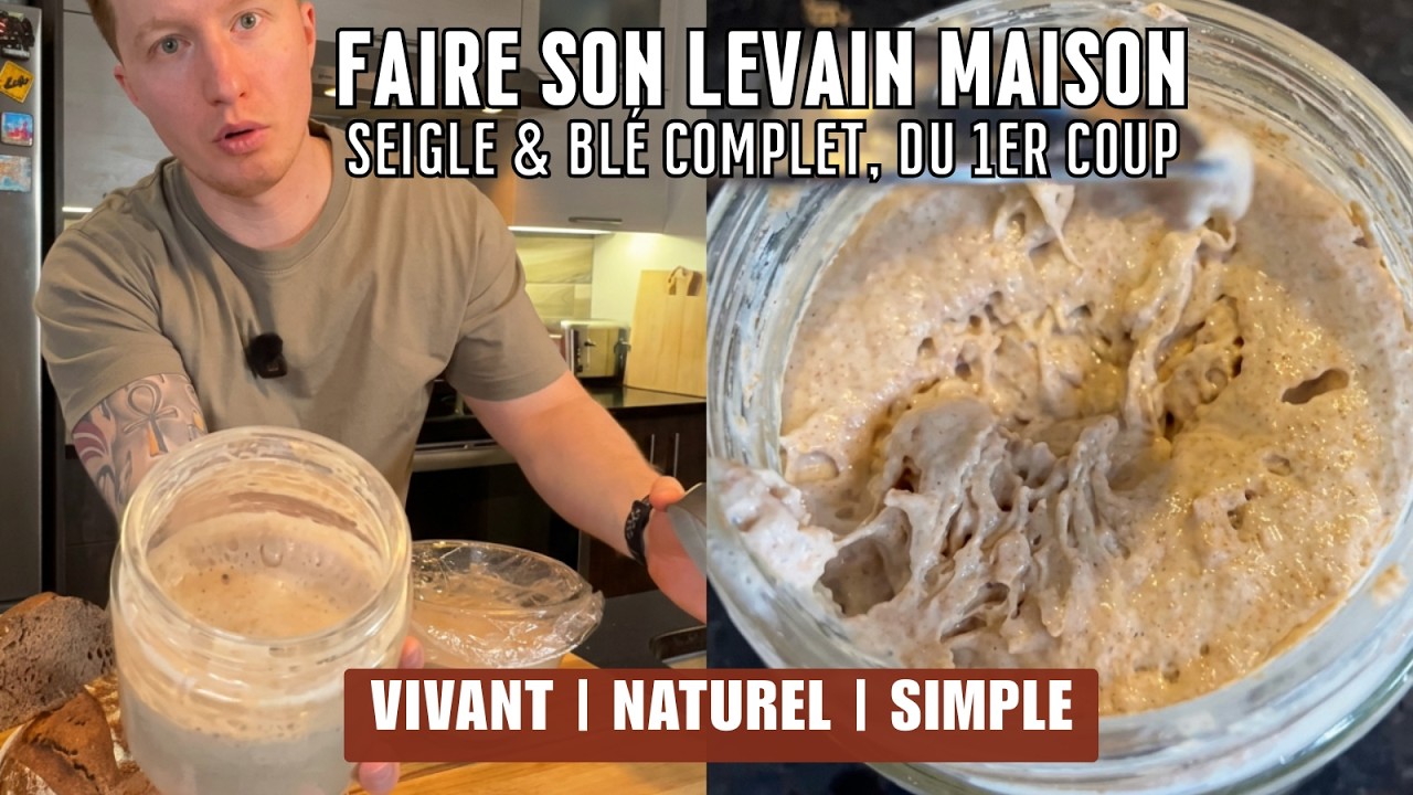 Levain seigle & blé complet  🌾🔥