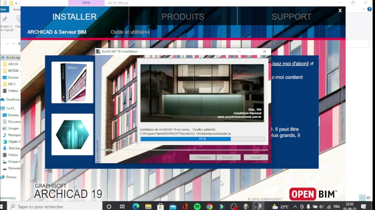 Comment installer et cracke Archicad 19.   كيف. تعمل الكراك.