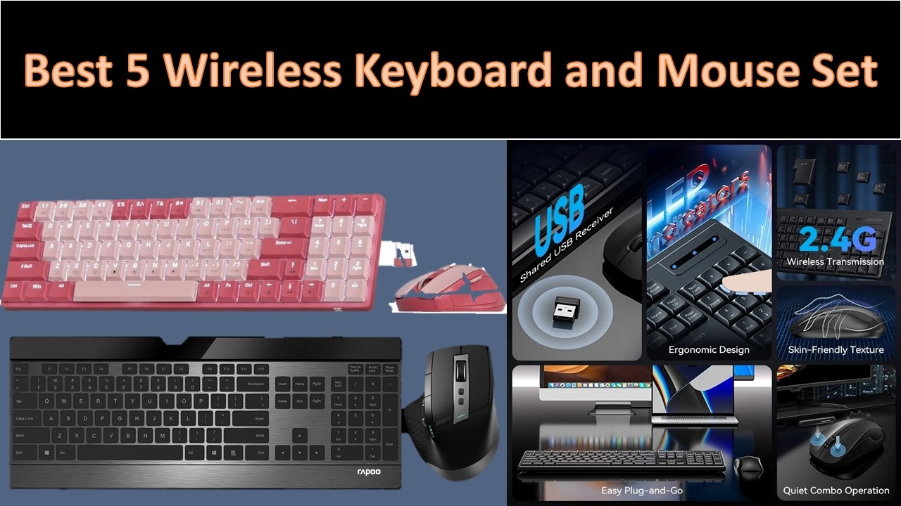 ✅Best Wireless Keyboard and Mouse Set |Top 5| #wirelesskeyboard #wirelessmouse #top10
