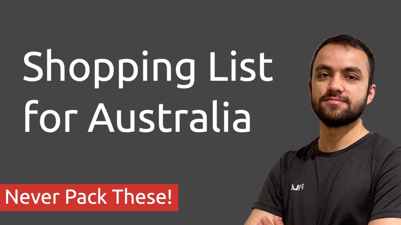 Packing List for Nepali Students [Australia Shopping List]