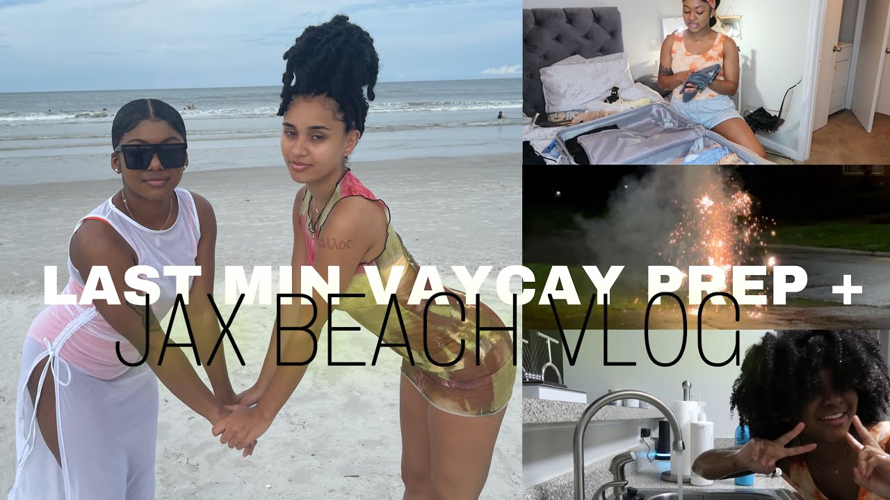 Last Minute Trip Prep + Jacksonville Beach, FL Vacation Vlog!