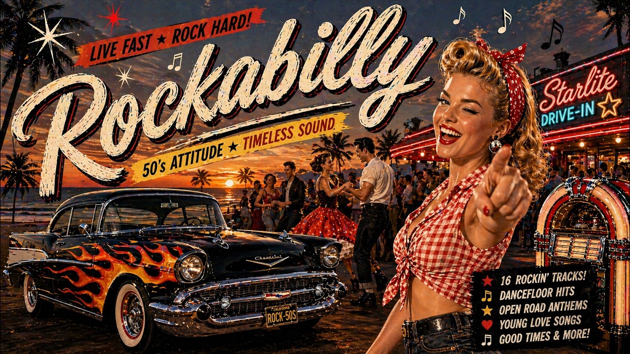 50s Music Mix 🎸 Best Rockabilly & Oldies Hits | Vintage Rock n Roll Playlist