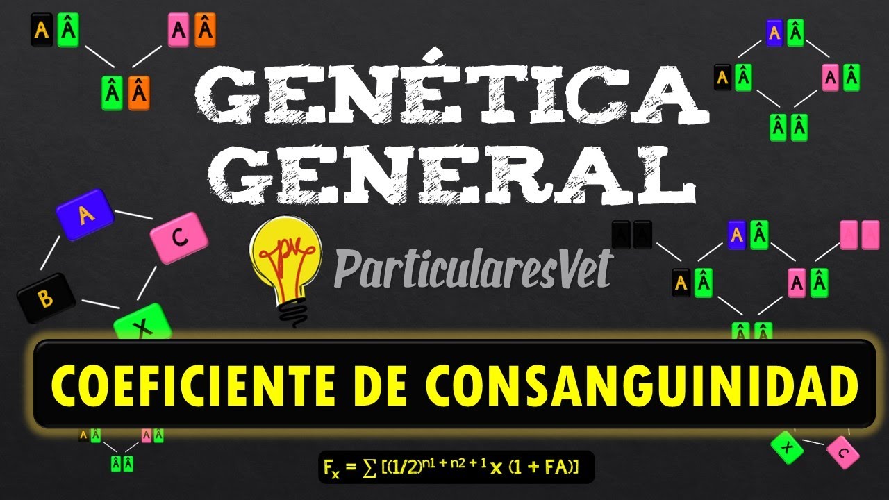 CÁLCULO DEL COEFICIENTE DE CONSANGUINIDAD - Genealogías - Genética General